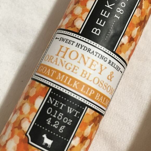 2 - Beekman 1802 Honey and Orange Blossom goat milk lip balm NIB .15 oz - Picture 2 of 4